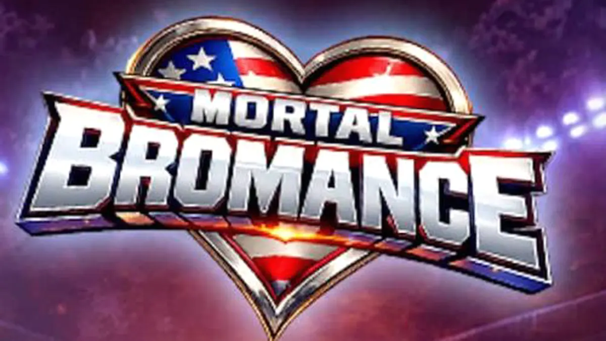 Tampilan visual karakter dalam slot Mortal Bromance